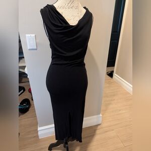 Again made In LA Elegant Black Sleeveless Dress